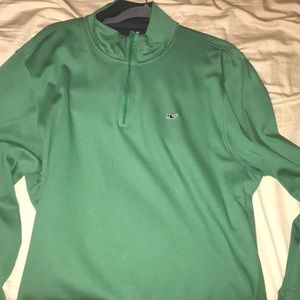 Green vineyard vine 1/4 zip